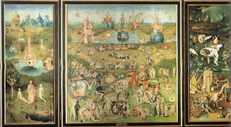 Heronymus Bosch Garden of Earthly Delights oil painting picture